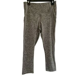 TKO Technical Knockout Pants Womens Large Gray Yoga Pants Leggings Pockets